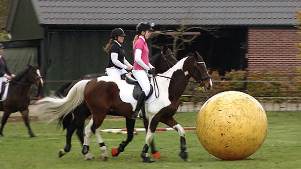 Diana Eichhorn beim Pushball Diana Eichhorn beim Pushball