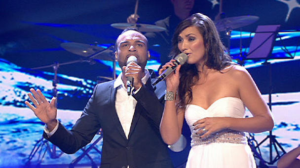 Nica & Joe mit ihrer Version von "Euphoria" Nica & Joe mit ihrer Version von "Euphoria"