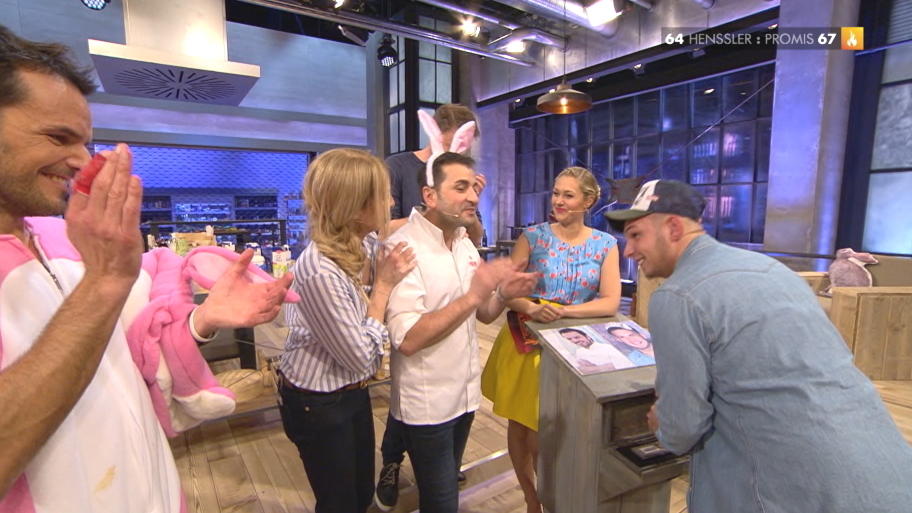Pietro Lombardi grill den Henssler im Dessert-Gang Pietro Lombardi grill den Henssler im Dessert-Gang