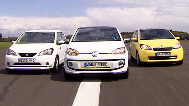 VW Up vs. Skoda Citigo vs. Seat Mii VW Up vs. Skoda Citigo vs. Seat Mii