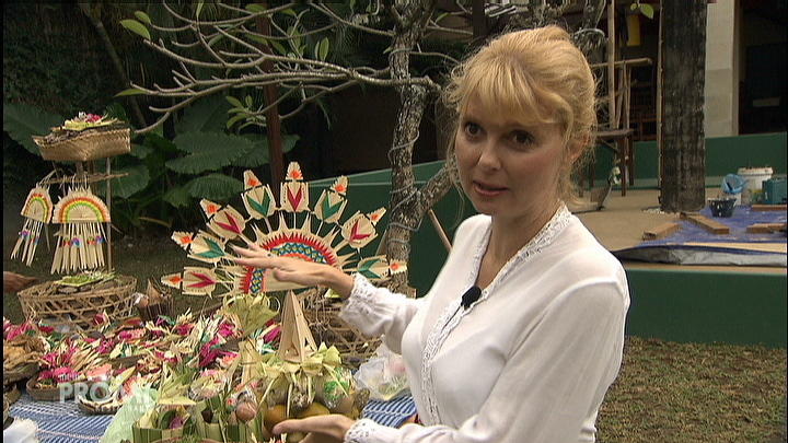 Roswitha Schreiner bittet die Götter um Beistand Roswitha Schreiner bittet die Götter um Beistand