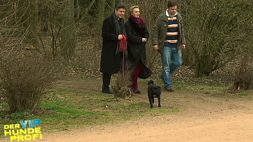 Elke Heidenreich und Mops Vito beim Abschlusstest Elke Heidenreich und Mops Vito beim Abschlusstest