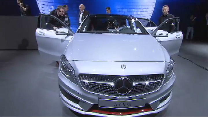 Die neue A-Klasse auf dem Genfer Autosalon Die neue A-Klasse auf dem Genfer Autosalon