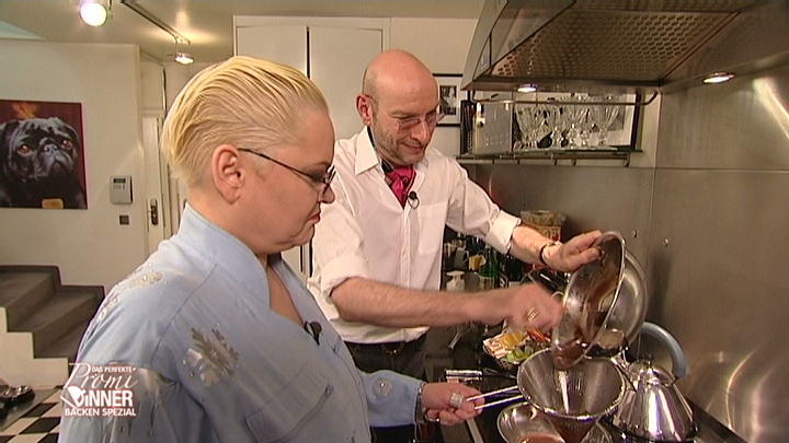 Ralph Morgenstern und Hella von Sinnen in der Küche Ralph Morgenstern und Hella von Sinnen in der Küche