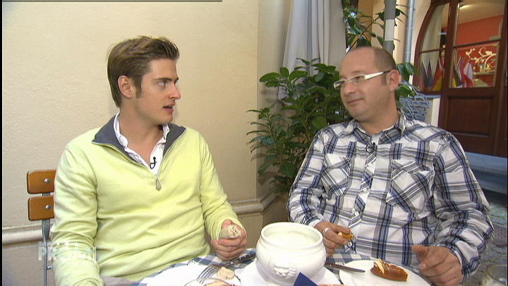 Jörn Schlönvoigt beim Weißwurst-Test Jörn Schlönvoigt beim Weißwurst-Test