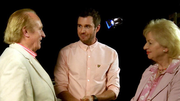 Ingrid und Klaus von TV Total bei X Factor Ingrid und Klaus von TV Total bei X Factor