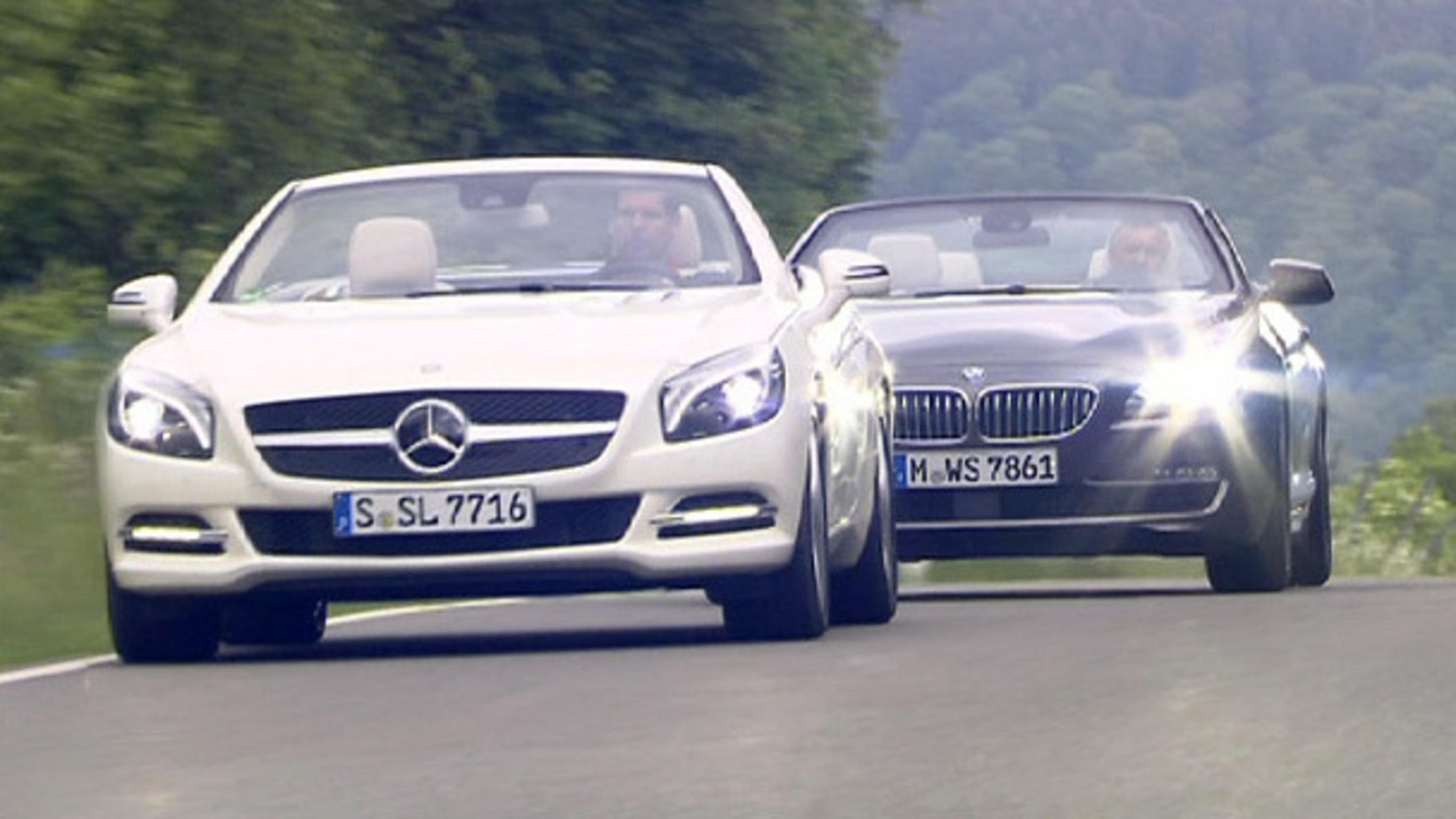 Mercedes 500 SL vs. BMW 650i Mercedes 500 SL vs. BMW 650i