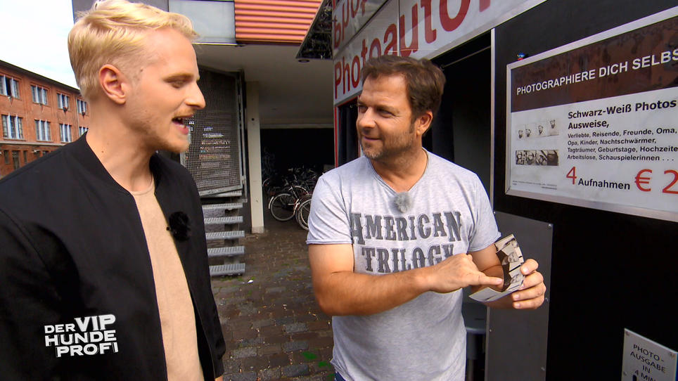 Martin Rütter übt sich als Fotomodel Martin Rütter übt sich als Fotomodel