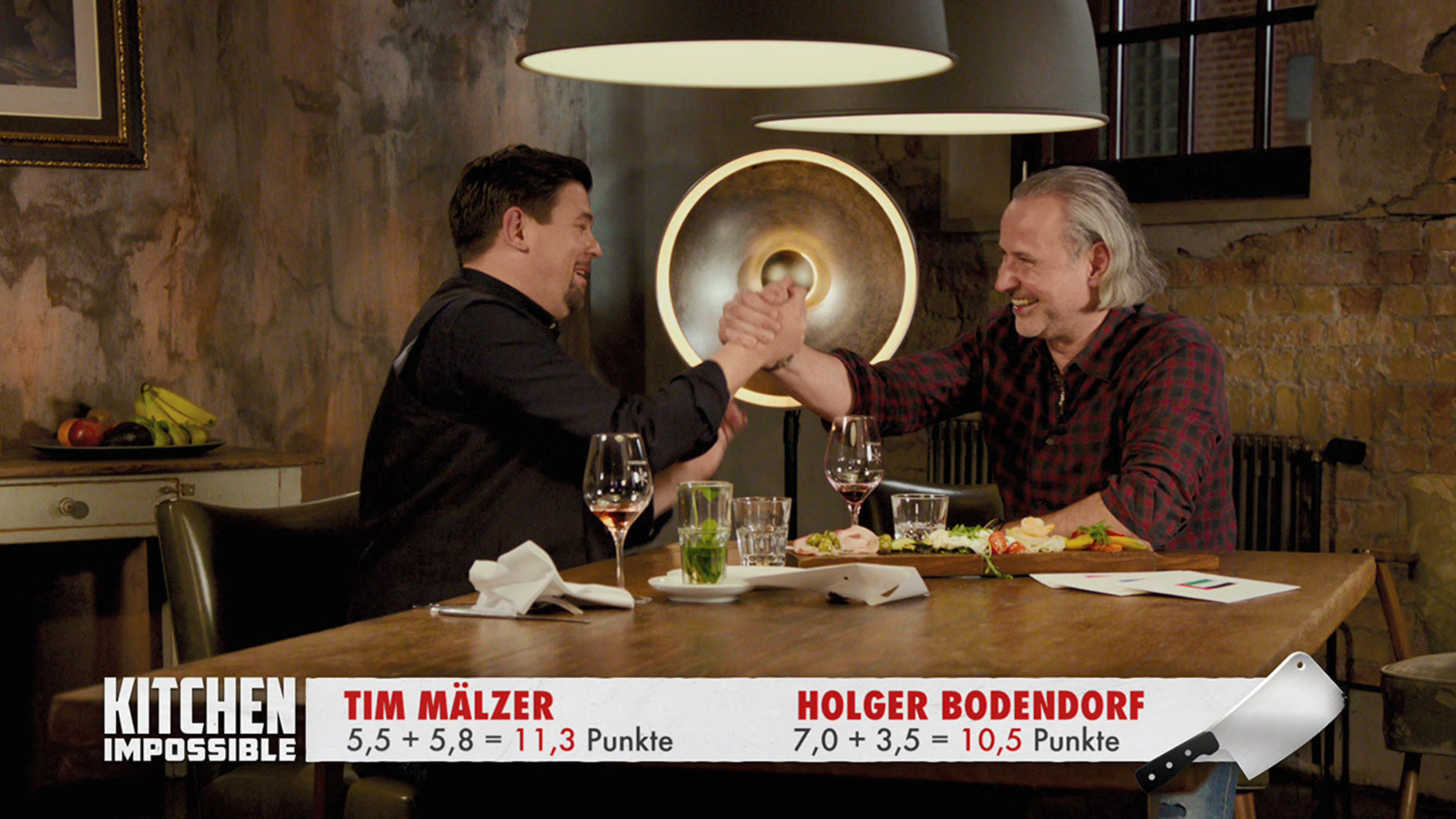 Tim Mälzer schafft den Sieg gegen Holger Bodendorf Tim Mälzer schafft den Sieg gegen Holger Bodendorf