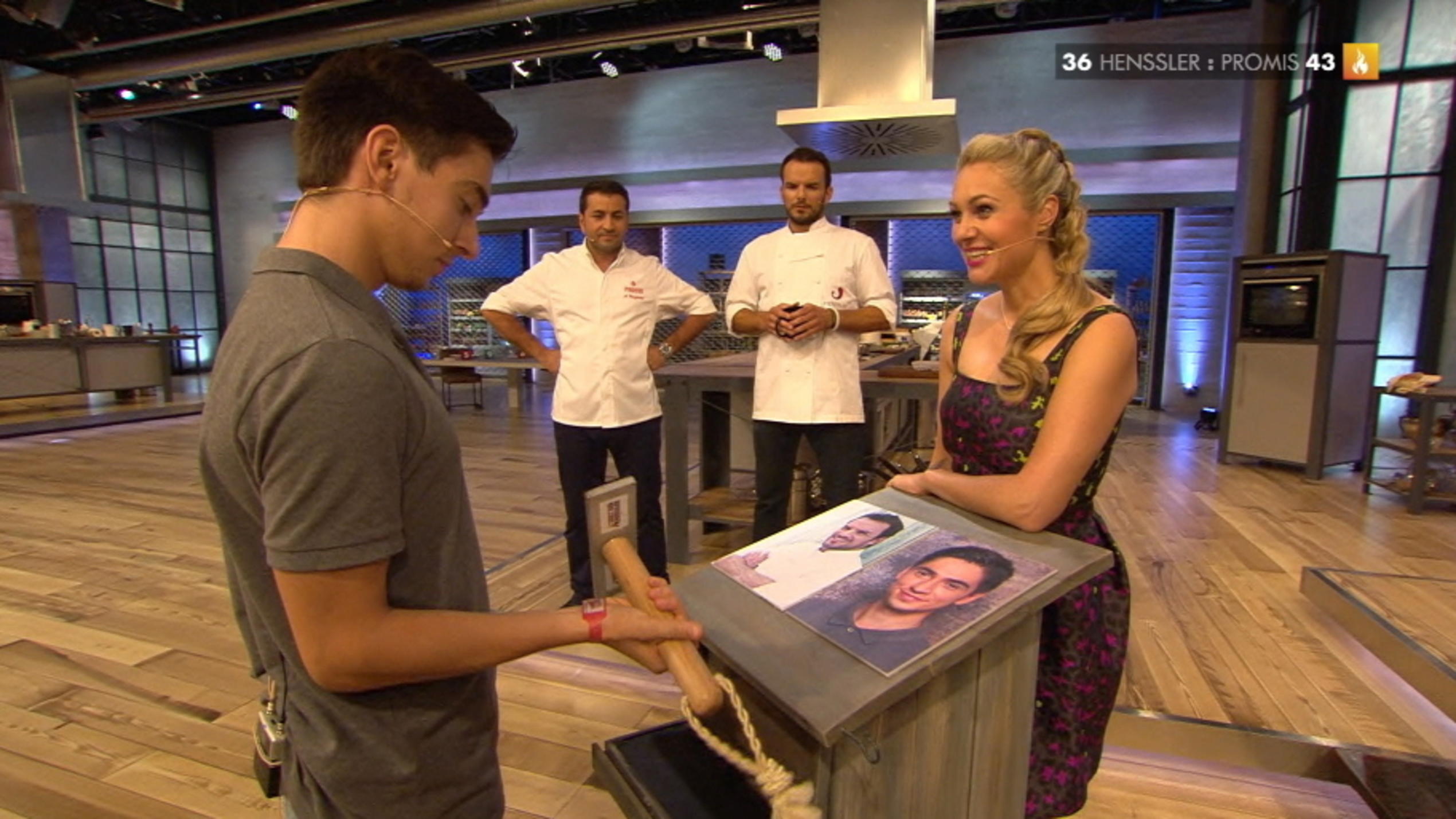 Ivo Kortlang grill Steffen Henssler in der Vorspeise Ivo Kortlang grill Steffen Henssler in der Vorspeise
