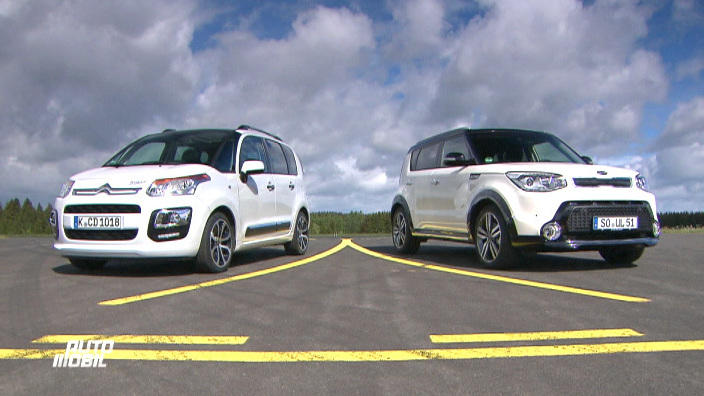 Kia Soul vs. Citroen C3 Picasso - Cityflitzer im Vergleich Kia Soul vs. Citroen C3 Picasso - Cityflitzer im Vergleich