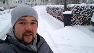 Michael lässt sich von schlechtem Wetter nicht abhalten Michael lässt sich von schlechtem Wetter nicht abhalten