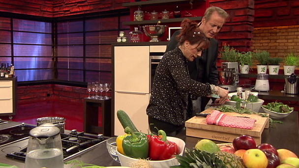 Diana Eichhorn gerät in der Kocharena aus dem Konzept! Diana Eichhorn gerät in der Kocharena aus dem Konzept!
