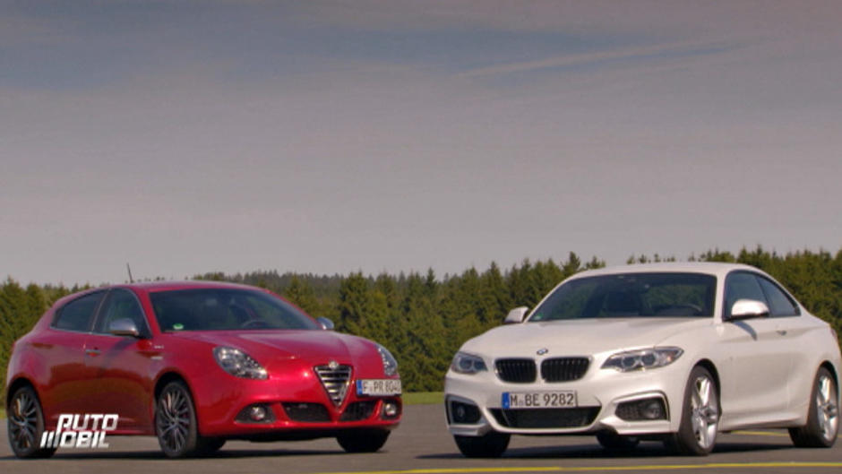 Vergleich: BMW 220i vs. Alfa Giulietta 1.4 TB TCT Vergleich: BMW 220i vs. Alfa Giulietta 1.4 TB TCT