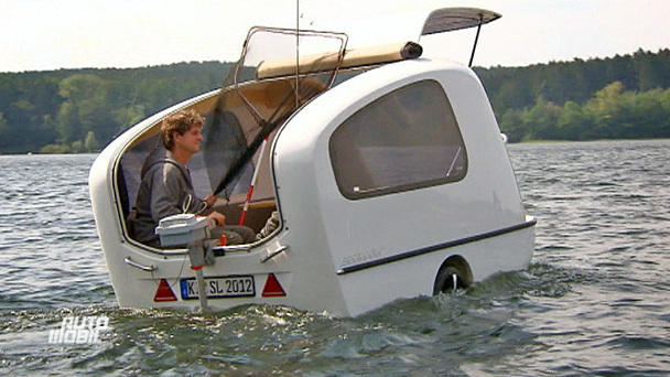 Sealander: Dieser Mini-Wohnwagen kann schwimmen! Sealander: Dieser Mini-Wohnwagen kann schwimmen!