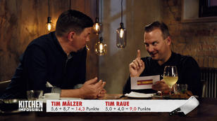 Tim Mälzer und Tim Raue feiern die erste Folge Tim Mälzer und Tim Raue feiern die erste Folge