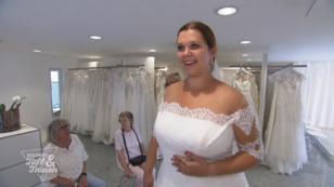 Das erste Kleid macht das Rennen Das erste Kleid macht das Rennen