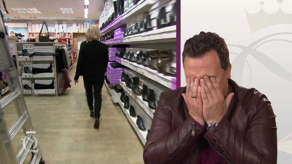 Michael wird zu Utes persönlichem Catwalk-Trainer Michael wird zu Utes persönlichem Catwalk-Trainer