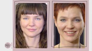 Eine ganz neue Person im Spiegel Eine ganz neue Person im Spiegel