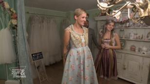 Die Braut möchte ihr Kleid auch im Alltag tragen Die Braut möchte ihr Kleid auch im Alltag tragen