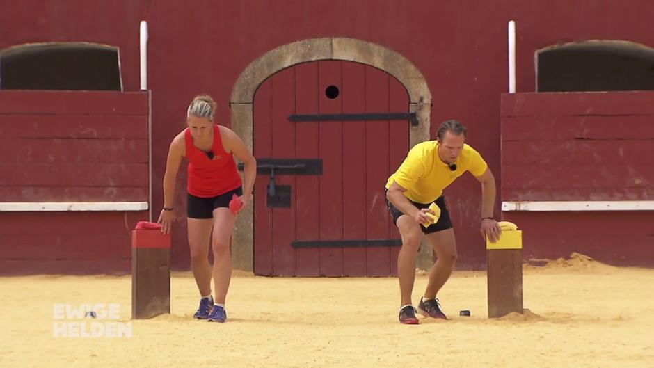 Nadine und Christian kämpfen um den Sieg Nadine und Christian kämpfen um den Sieg