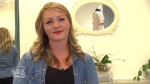 Svenja wird schon vor der Anprobe emotional Svenja wird schon vor der Anprobe emotional