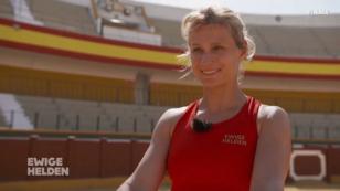 Britta Heidemann besiegt "Die Scheibe" Britta Heidemann besiegt "Die Scheibe"