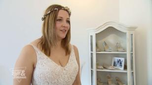 Findet sie bei Sanna das richtige Kleid? Findet sie bei Sanna das richtige Kleid?