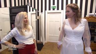 Birgit hatte noch nie ein Brautkleid an Birgit hatte noch nie ein Brautkleid an