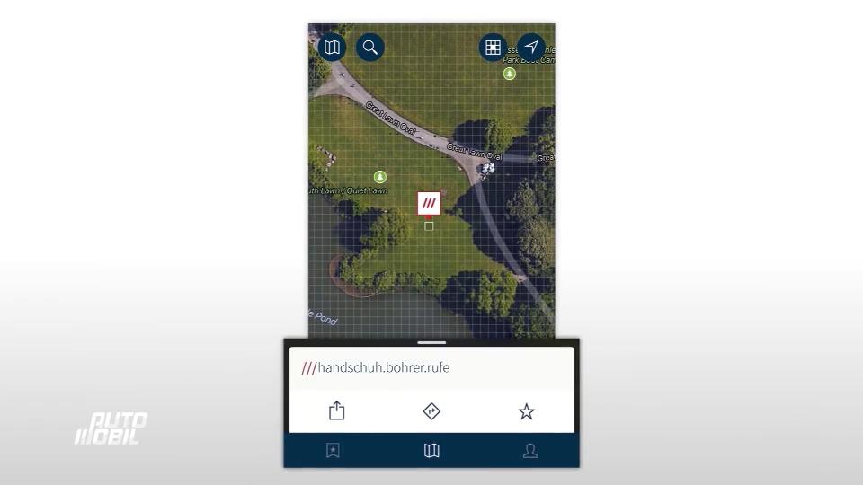 Drei-Wörter-Navigation für Orte ohne Adresse Drei-Wörter-Navigation für Orte ohne Adresse