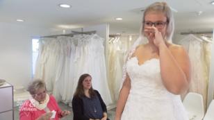 Endlich fühlt sich Marina schön im Brautkleid Endlich fühlt sich Marina schön im Brautkleid