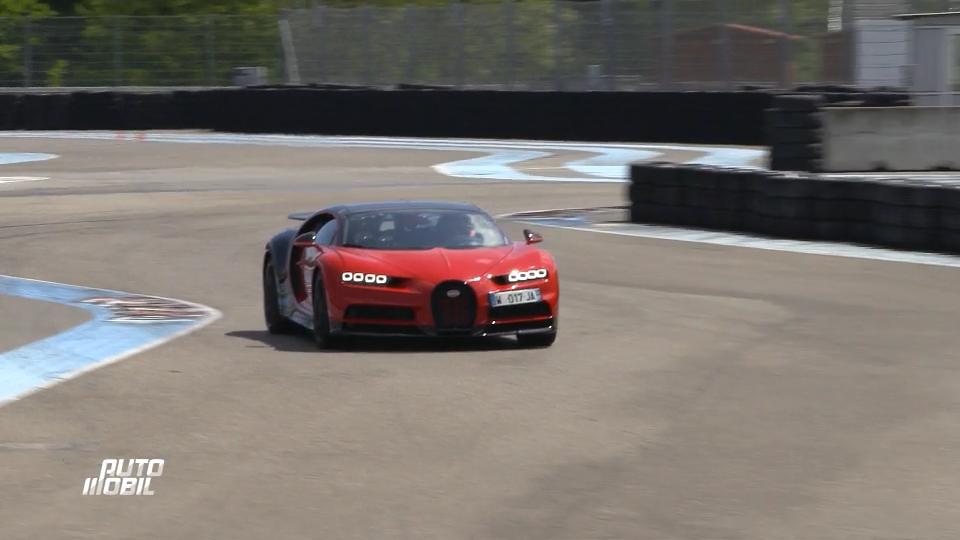 Mit dem Bugatti Chiron auf der Rennstrecke Mit dem Bugatti Chiron auf der Rennstrecke