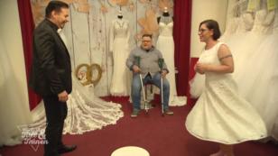 Der Verlobte möchte Jana im langen Kleid sehen Der Verlobte möchte Jana im langen Kleid sehen
