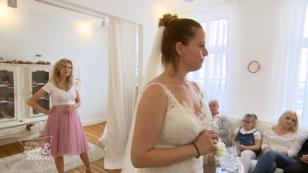 Braut Melanie ist sich sehr unsicher Braut Melanie ist sich sehr unsicher