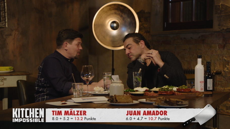 Tim Mälzer fährt den Sieg gegen Juan Amador ein Tim Mälzer fährt den Sieg gegen Juan Amador ein