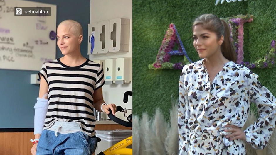 Selma Blair zeigt sich erstmals mit Glatze Selma Blair zeigt sich erstmals mit Glatze
