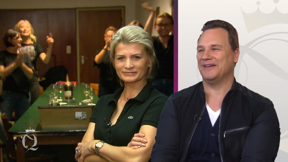 Esther hat einen ganzen Kegelclub hinter sich Esther hat einen ganzen Kegelclub hinter sich