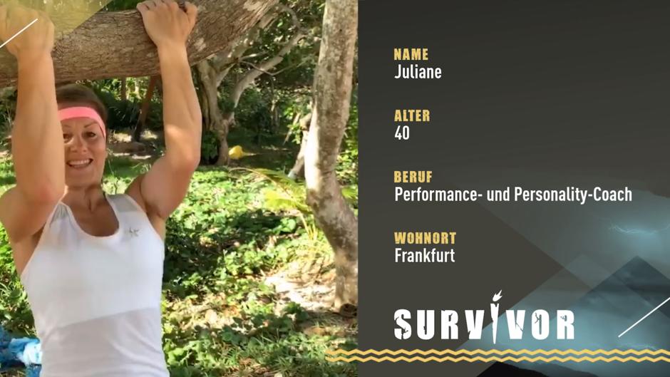 Juliane ist eine absolute Einzelkämpferin Juliane ist eine absolute Einzelkämpferin
