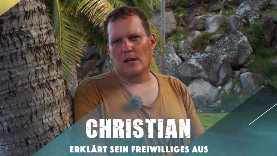 Darum verlässt Christian "Survivor" freiwillig Darum verlässt Christian "Survivor" freiwillig