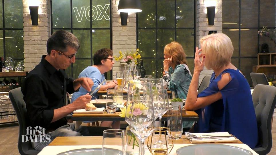 "Ich hab gedacht, der schläft beim Essen ein" "Ich hab gedacht, der schläft beim Essen ein"