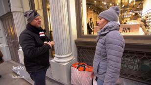 Beim Shopping in New York ist Detlef im Element Beim Shopping in New York ist Detlef im Element