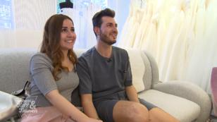 Die pompöse Bling-Bling-Robe macht den Anfang Die pompöse Bling-Bling-Robe macht den Anfang