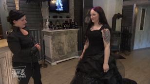Eine glitzernde Prinzessin in schwarz Eine glitzernde Prinzessin in schwarz