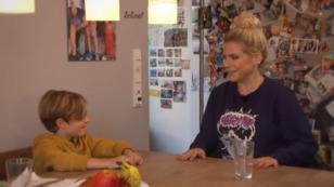 Jeanette Biedermann zu Besuch bei Jona Jeanette Biedermann zu Besuch bei Jona