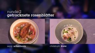Tim Raue bewertet die Rosenblätter-Gerichte Tim Raue bewertet die Rosenblätter-Gerichte
