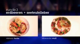 Die Kreationen aus Seeteufelleber & Erdbeeren Die Kreationen aus Seeteufelleber & Erdbeeren