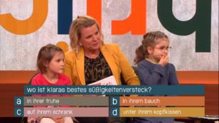 Wo ist Klaras bestes Süßigkeitenversteck? Wo ist Klaras bestes Süßigkeitenversteck?