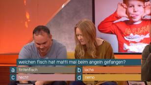 Welchen Fisch hat Matti beim Angeln gefangen? Welchen Fisch hat Matti beim Angeln gefangen?