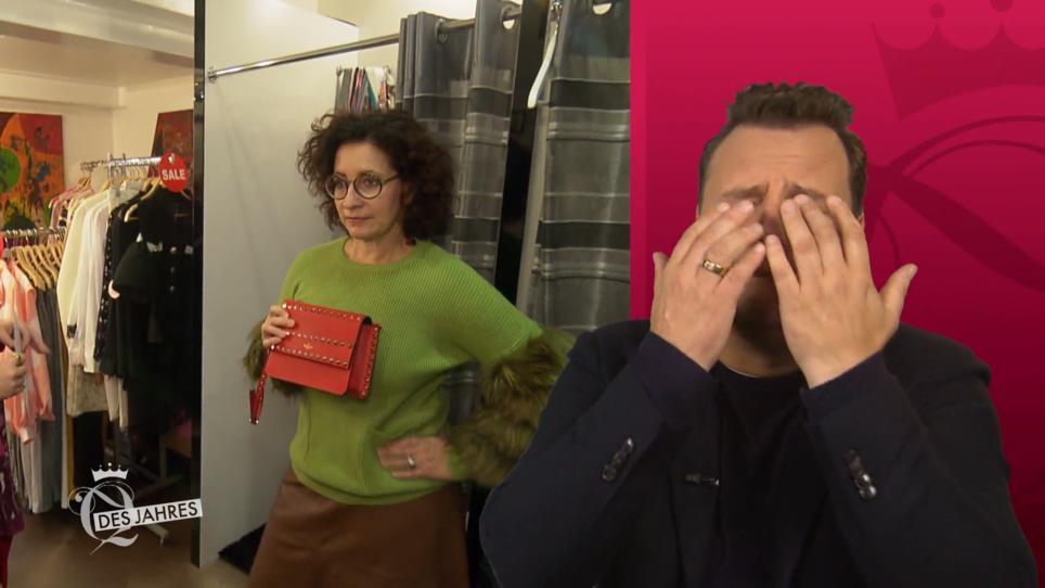 Guido kann kaum hinsehen bei Christines Anprobe Guido kann kaum hinsehen bei Christines Anprobe