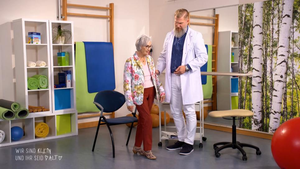 Die Senioren werden auf das Experiment vorbereitet Die Senioren werden auf das Experiment vorbereitet